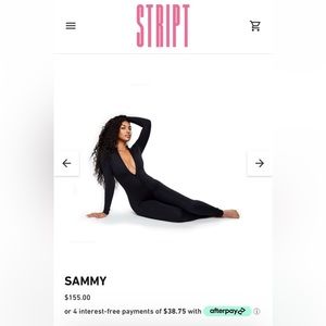 SAMMY Stript Bodysuit, Size Small